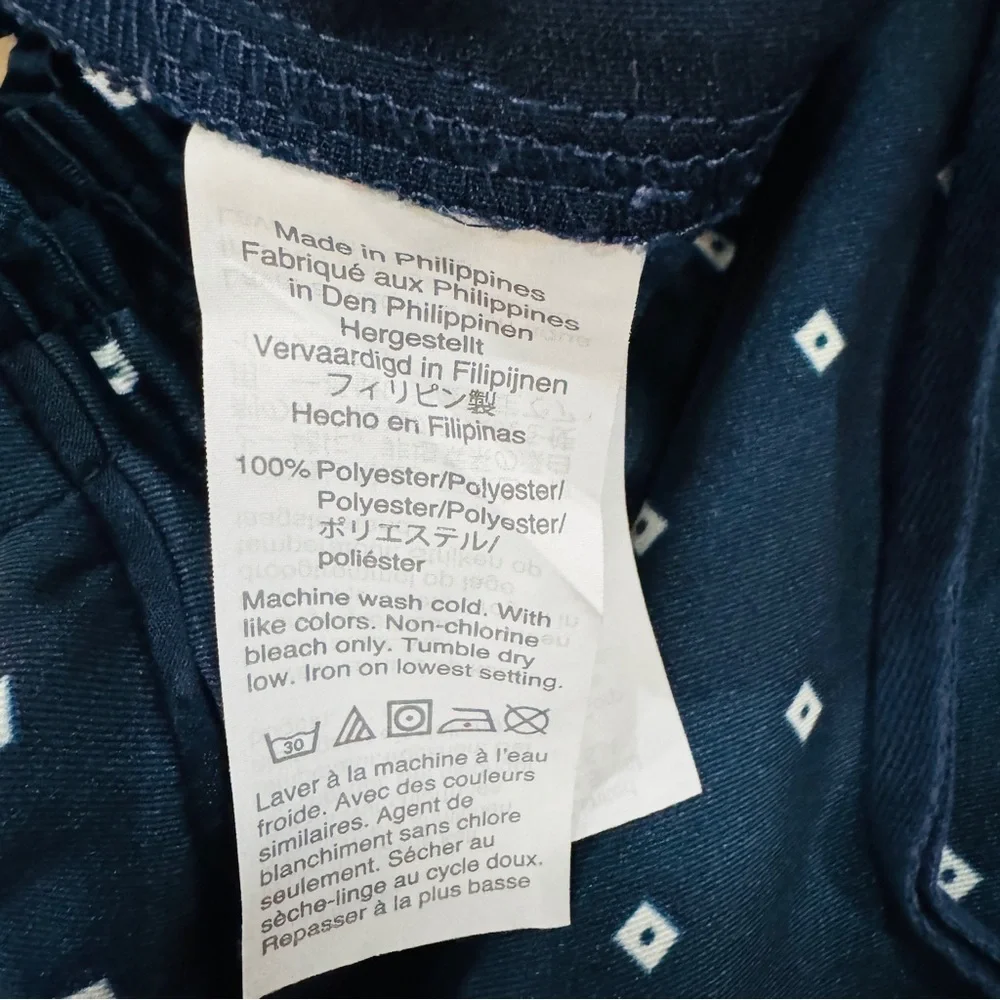 J. Crew Navy and Red Patterned Trousers - Picture 6 of 6